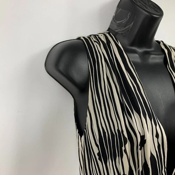 Alice + Olivia Women's Lexa V Neck 100% Silk Ruched‎ Maxi Dress Size 2 NWT $595 - Picture 6 of 16